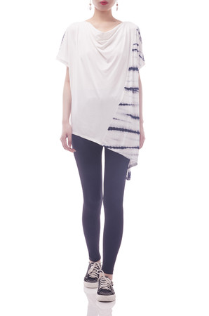 COWL NECK WITH RAGLAN SLEEVE TEE TOP BAN2112-0801