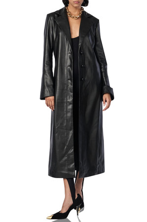 BUTTON-DOWN FRONT OVERCOAT BAN2208-0728