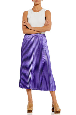 NORMAL WAISTED PLEATED SKIRT BAN2211-0479