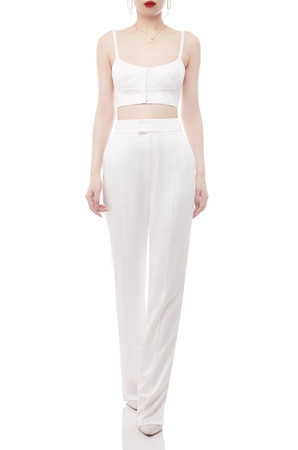 HIGH WAISTED WITH SLIT ON BOTH SIDE FULL LENGTH PANTS BAN2208-1263
