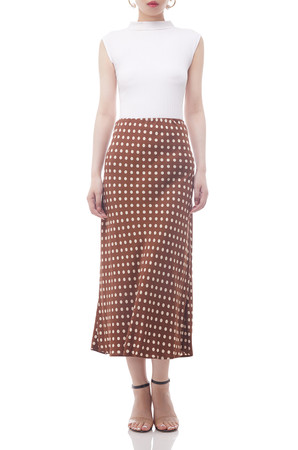 NORMAL WAISTED MID-CALF SKIRT BAN2206-1278