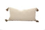 Extra Long Lumbar Pillow Herringbone Taupe