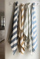 Striped Tea Towel set of 2 Light Blue