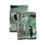 Woof Napkins set of 4 Aqua Storm