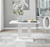Imperia 4 Modern White High Gloss Dining Table