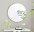 Emma 100cm Round Silver Frame Wall Mirror Emma 100cm Round Silver Frame Wall Mirror