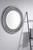 Pearl Medium Silver Round Modern Wall Mirror Pearl Medium Silver Round Modern Wall Mirror