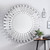 Starburst Large Silver Round Modern Mirror Starburst Large Silver Round Modern Mirror