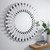 Starburst Medium Silver Round Modern Mirror Starburst Medium Silver Round Modern Mirror