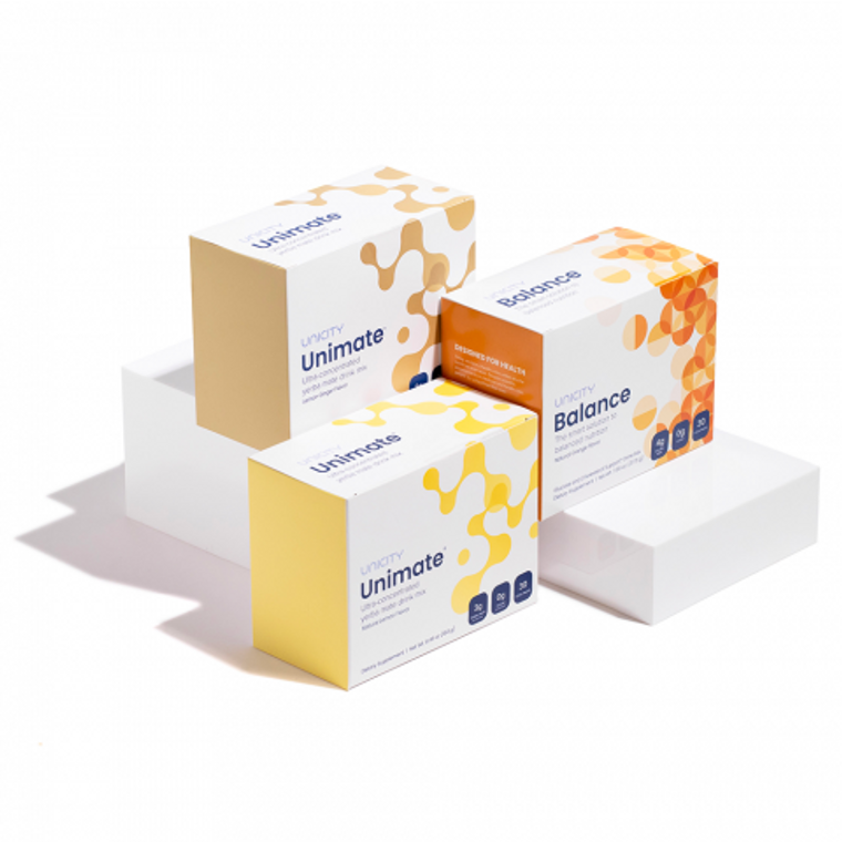 Unicity Natural Orange Balaqnce + Natural Lemon & Lemon Ginger Unimate