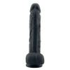 BLACK DILDO PLATINUM 9”