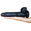 BLACK DILDO PLATINUM 8”