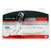 Perfect Fit Armour Knight Male Strap-On Molded Hollow Clear S/M