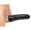 Mega Black Penis Enlarging Sleeve 22cm