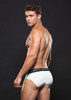 Micro LowRise Elastic Brief White