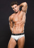 Micro LowRise Elastic Brief White