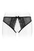 Culotte ouverte noire Christine Fashion Secret O/S