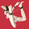 Hogtie restraints Cyprus-Arms Wrist with Neck collar with chain