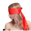 Blindfold Scarf Cyprus-Red Satin Blindfold Scarf