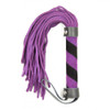 Whips Cyprus-Bondage Slapper Bdsm Spanking Nu-buck flogger whip Purple-black 12"