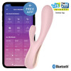 SATISFYER MONO FLEX PINK WITH APP - Κολπικός και Κλειτοριδικός Δονητης Με App Bluetooth Τηλεχειριστήριο