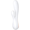 SATISFYER MONO FLEX WHITE WITH APP - Κολπικός και Κλειτοριδικός Δονητης Με App Bluetooth Τηλεχειριστήριο