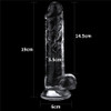 Flawless Clear Dildo 7.5” - Ο διαφάνες Πούτσος 7,5 ίντσων