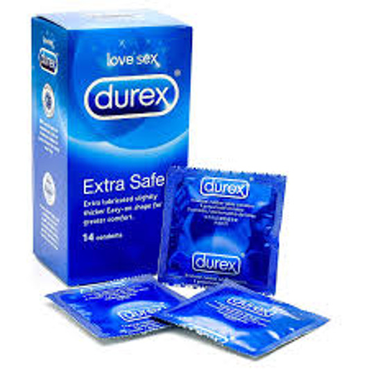 Durex Extra Safe Condoms 12pcs - Προφυλακτικά με30% παχύτερο τοίχωμα για μέγιστη ασφάλεια στο σεξ!