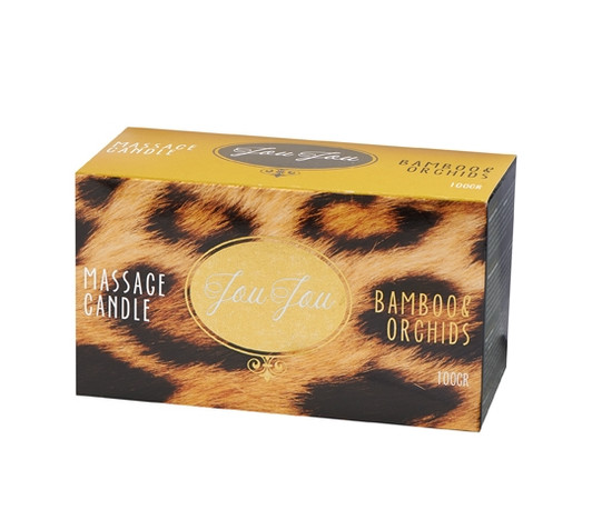 Jou Jou Massage Candle Bamboo Orchids 150gr - Άρωμα από λουλούδια σε κερί μασάζ μπαμπού ορχιδέα