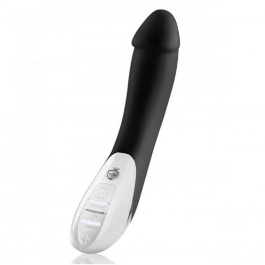 Mystim Al Punto Soft Luxury Silicone Vibrator Black - Δονητής για το Σημείο G με 8 προγράμματα δόνησης σε 5 επίπεδα έντασης