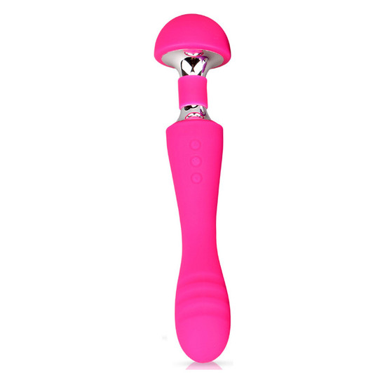 LUXELUV MAGIC WAND AND VAGINAL VIBRATOR PINK - Διπλής Όψης για κλειτοριδική διέγερση , κολπική και πρωκτική. Καλώ προϊόν για ζευγάρια