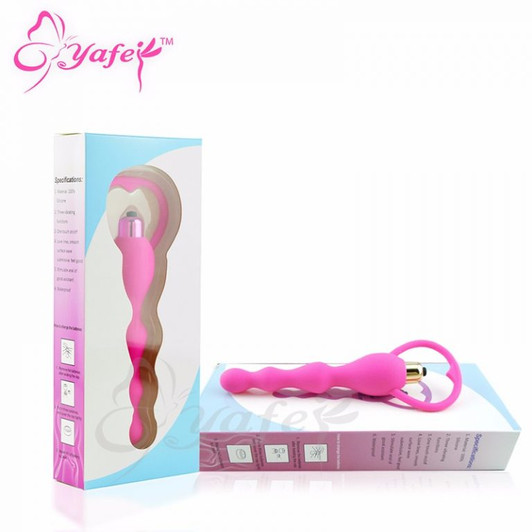 PLEASURE SILICONE BEADS VIBRATOR