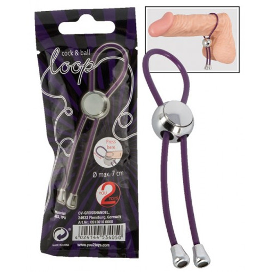 Cock and Balls Loop ring