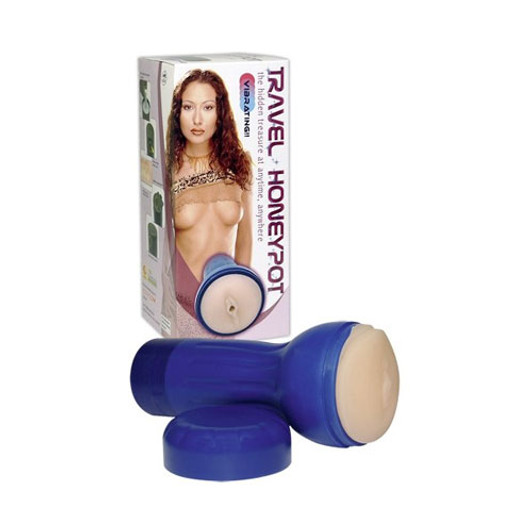 Flashlight vibrating travel size tube Vagina