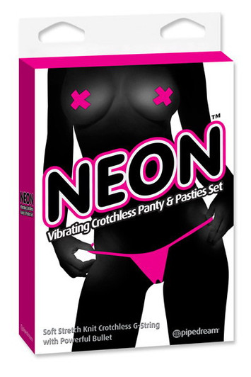 NEON VIBRATING PANTY PINK