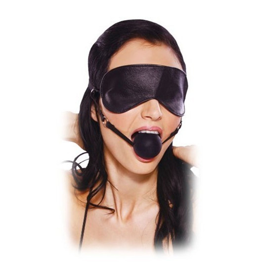 Blindfold with Ball Gag by Fetish Fantasy
