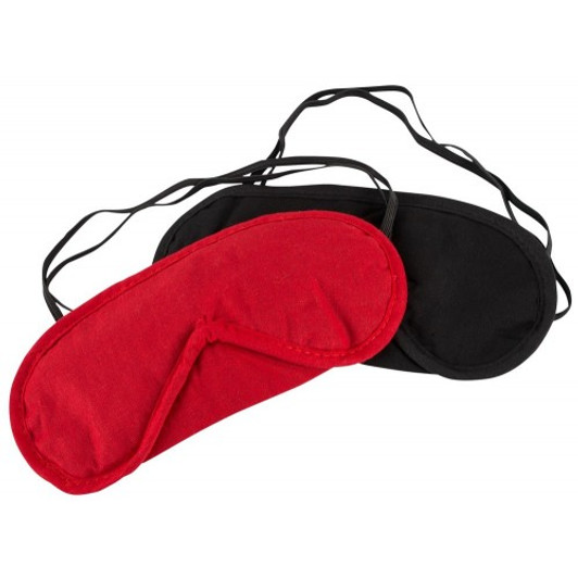 Black and Red Blindfold Set