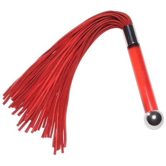 LELO Sensua Suede Whip Red Black Velvet