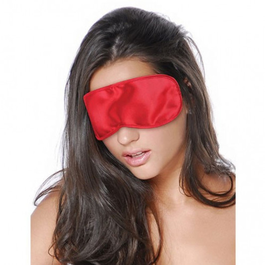 BDSM Mask Cyprus-Be Naughty Red Satin Blindfold