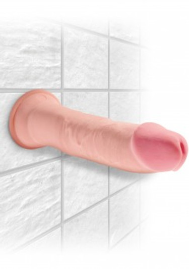 Triple Density Cock 9 Inch - Ντίλτο Βεντουζάτο Ιδανικό για Στράπ Ον