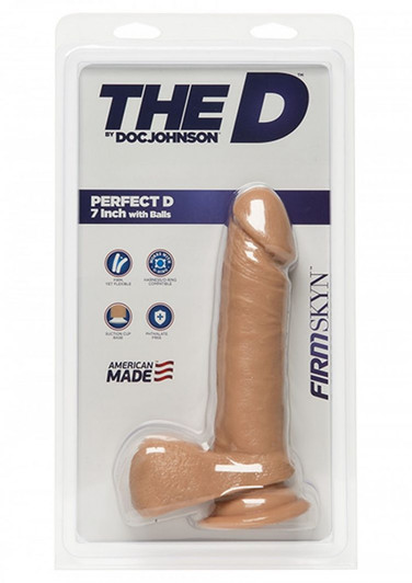 Perfect D 7 inch FIRMSKYN - Ομοίωμα Πέους σε Βάση βεντούζας 7"