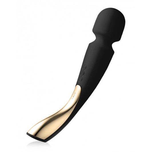 LELO SMART WAND 2- ALL-OVER BODY MASSAGER BLACK - Για ζευγάρια που απαιτούν την πιο έντονη και πολυτελή απόλαυση