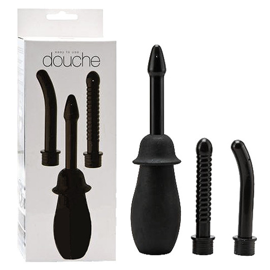 Douche with 3 attachments