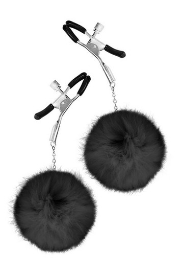 Sweet Caress pompom nipple clamps
