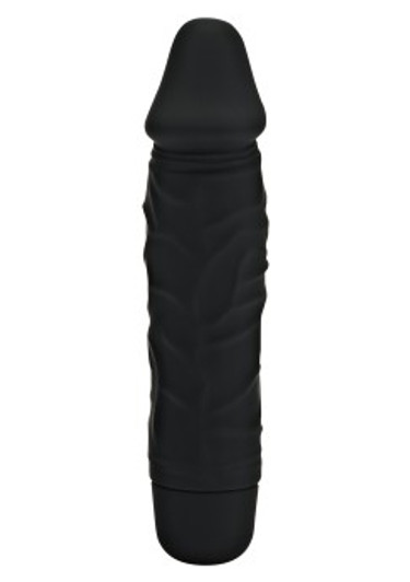 Mini Classic Original Silicone Penis Vibrator Black