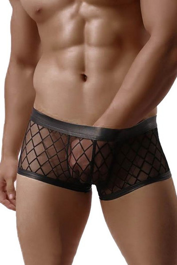 BOXER HOMME MP056 NOIR M