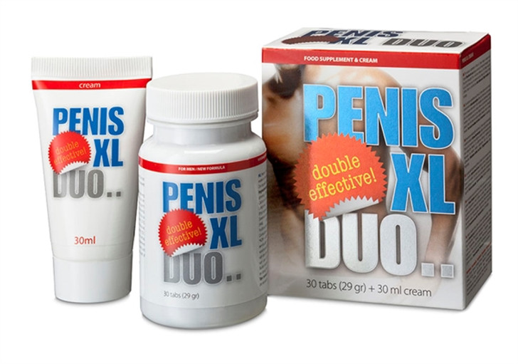 Penis XL Duo Enlargement 30Tabs & penis XL Cream - Συνδυασμός Χάπια & Κρέμα Μεγέθυνσης του Πέους
