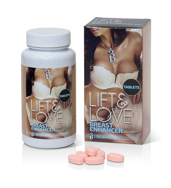 3B Cosmetics Lift 90tabs & Love Breast Enhancer Cream (50 ml) - Ταμπλέτες Μεγέθυνσης Του Στήθους