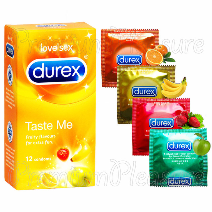 Durex Taste Me Fruits Flavored Condoms 12pcs - Προφυλακτικά Με Γέυσεις