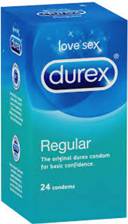 Durex Regular Condoms 24pcs - Πρωτότυπο Κανονικό Προφυλακτικό